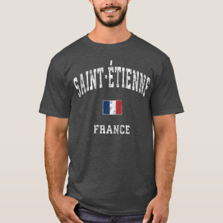 Saint Etienne France Athletic Sports gift retro T-Shirt