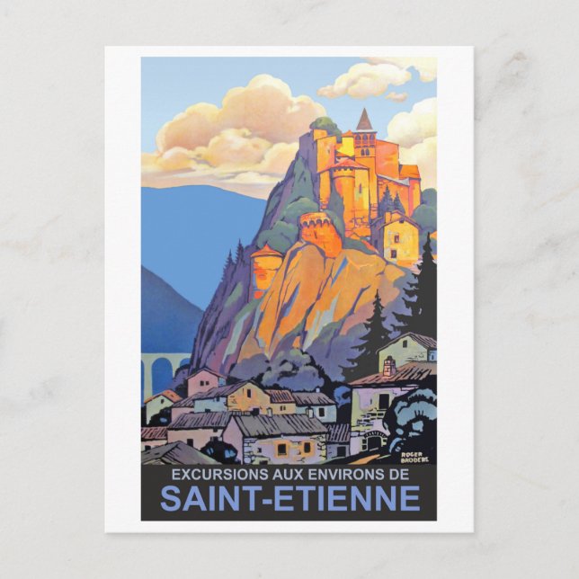 Saint Etienne, France Postcard (Front)
