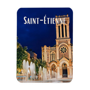 Saint-Étienne Photo Vintage Magnet
