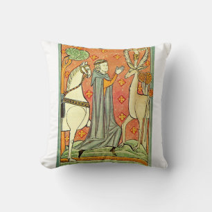Saint Eustachius Apostle of the Ardennes Cushion
