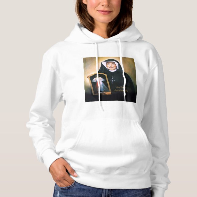 Saint Faustina Apostle of Divine Mercy Hoodie (Front)