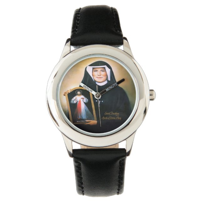 Saint Faustina Apostle of Divine Mercy Watch (Front)