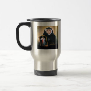Saint Faustina, Divine Mercy Travel Mug