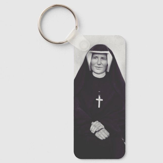 Saint Faustina Kowalska Key Ring (Front)