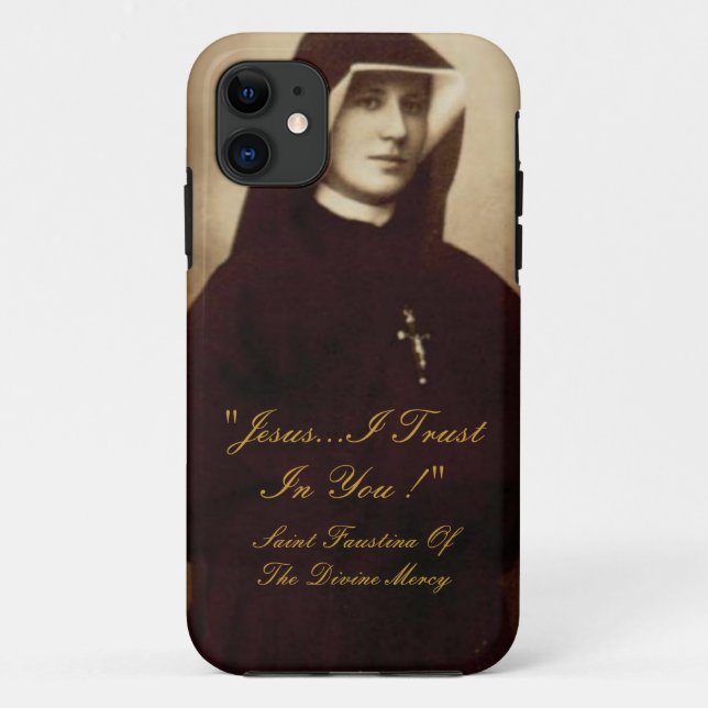 SAINT FAUSTINA OF THE DIVINE MERCY Case-Mate iPhone CASE (Back)