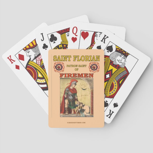 SAINT FLORIAN PLAYING CARDS (Back)