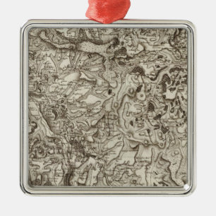 Saint Flour Metal Tree Decoration