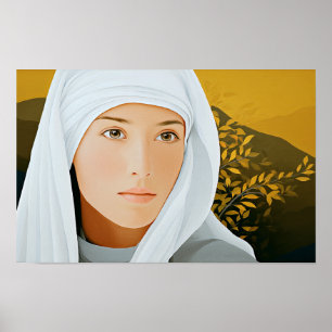Saint Frances of Rome: A Heart for Service Poster
