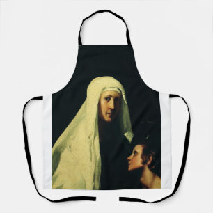 Saint  Frances of Rome by Giovanni Antonio Galli Apron