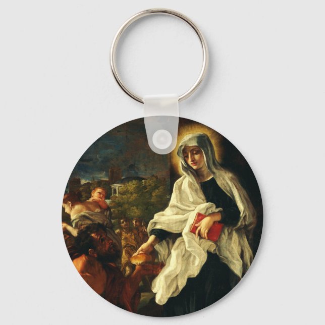 Saint Frances of Rome Key Ring (Front)
