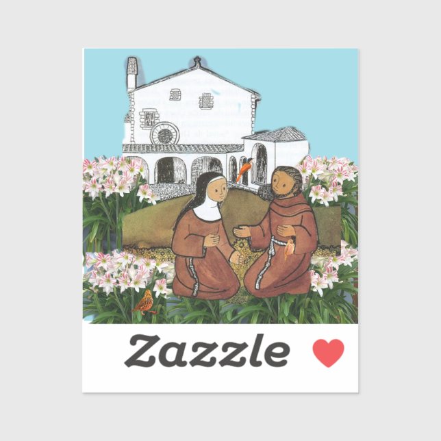 Saint Francis and Saint Clare of Assisi (Sheet)