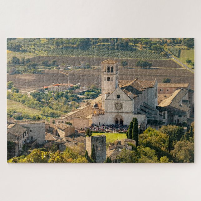 Saint Francis Basilica in Assisi, Italy Jigsaw Puzzle (Horizontal)