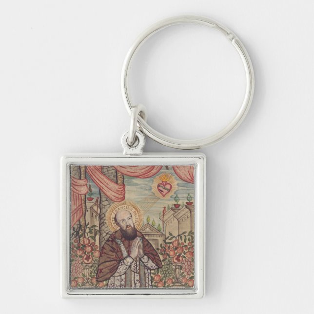 Saint Francis De Sales Bishop Of Geneva Portrait  Key Ring (Front)