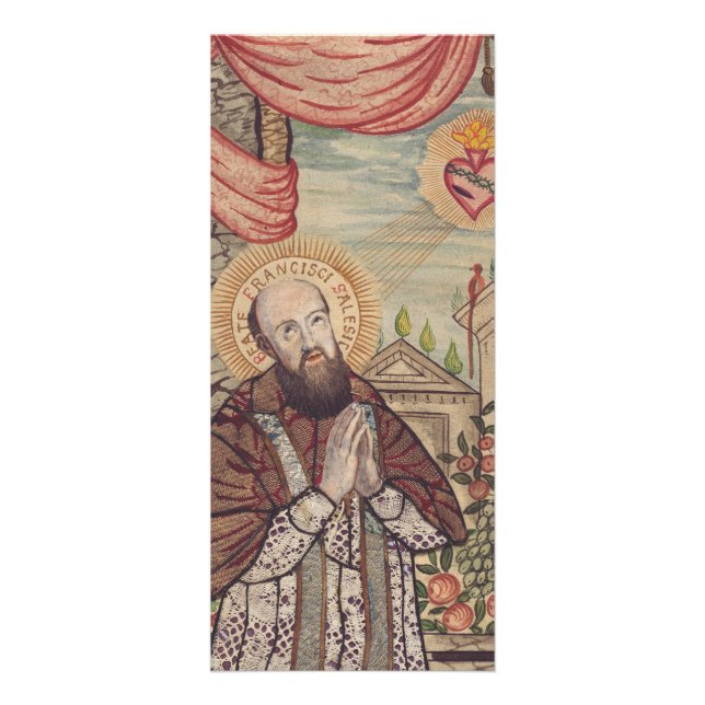 Saint Francis De Sales Bishop Of Geneva Portrait  Rack Card (Front)