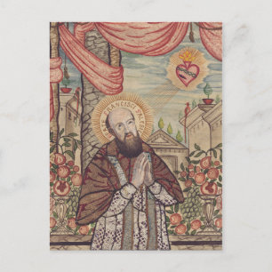 Saint Francis de Sales Bishop of Geneva Postcard