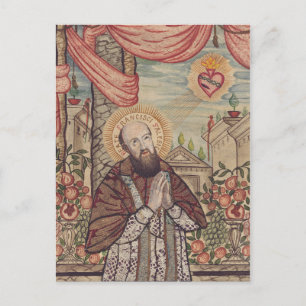 Saint Francis de Sales Bishop of Geneva Postcard