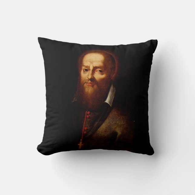 Saint Francis de Sales Cushion (Front)