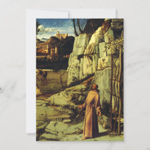 Saint Francis in the Desert by Giovanni Bellini Invitation
