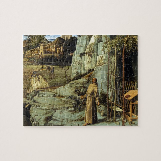 Saint Francis in the Desert by Giovanni Bellini Jigsaw Puzzle (Horizontal)