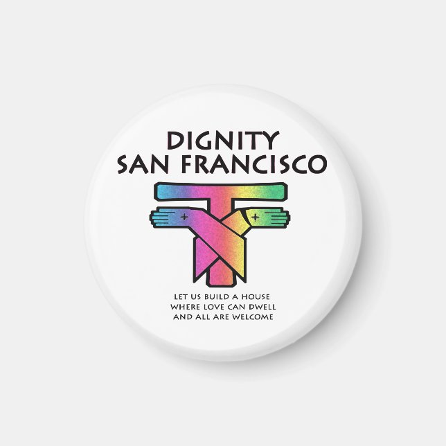 Saint Francis LGBTQ Magnet (Front)