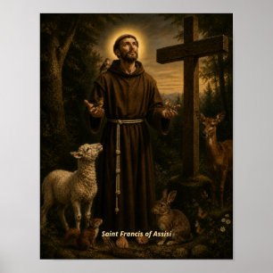 Saint Francis of Assis Art Print