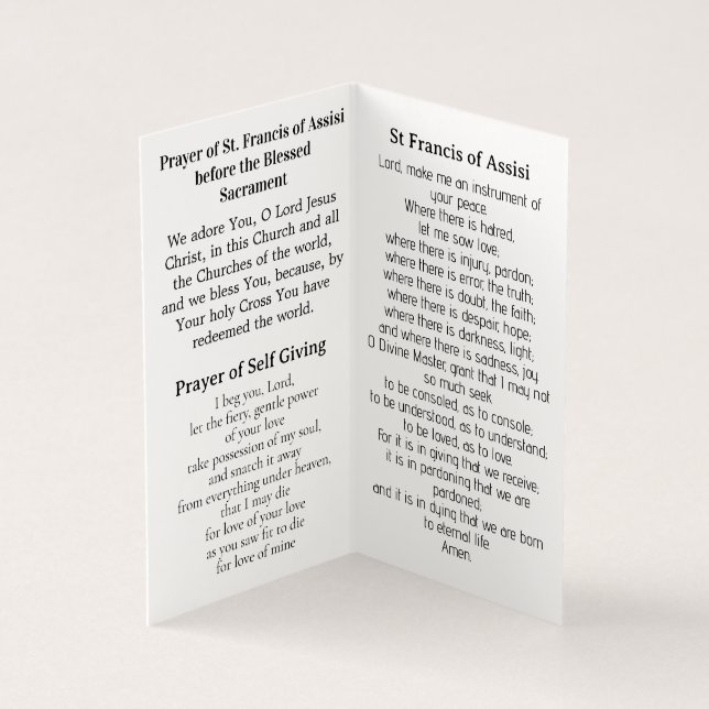 Saint Francis of Assisi (Inside)