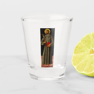 Saint Francis of Assisi by Antoniazzo Romano Shot Glass