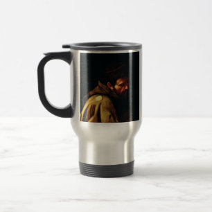 Saint Francis of Assisi by Caravaggio Travel Mug