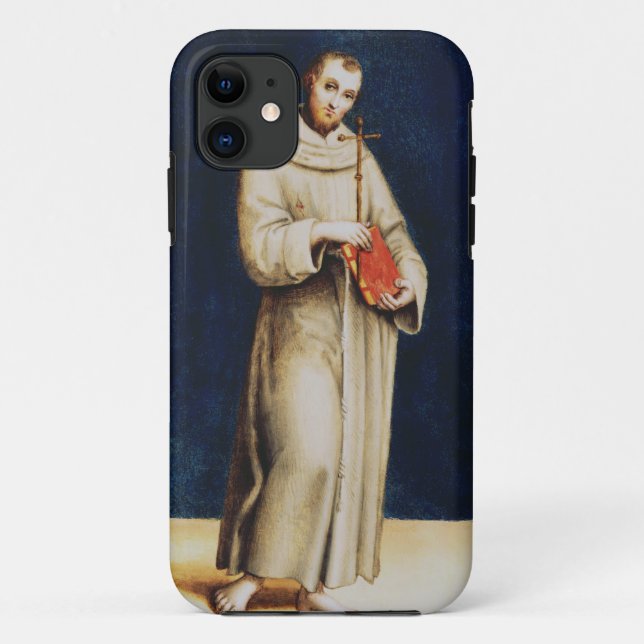 Saint Francis of Assisi by Raphael Case-Mate iPhone Case (Back)