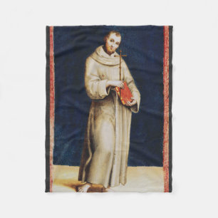 Saint Francis of Assisi by Raphael Fleece Blanket