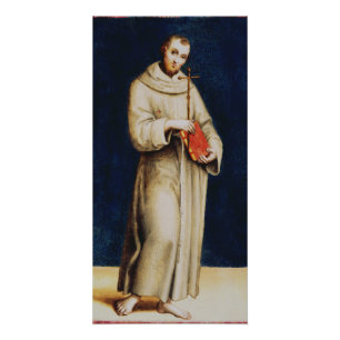 Saint Francis of Assisi by Raphael Poster