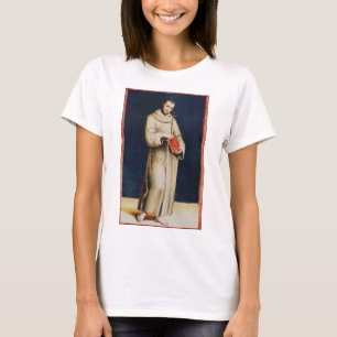 Saint Francis of Assisi by Raphael Renaissance Art T-Shirt