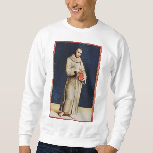 Saint Francis of Assisi by Raphael Sweatshirt (Front)