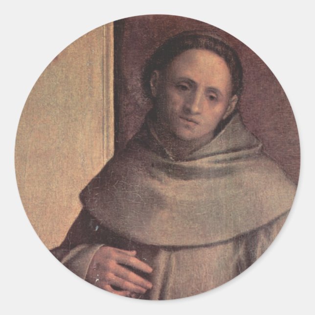 Saint Francis of Assisi Classic Round Sticker (Front)