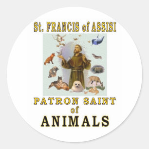 SAINT FRANCIS of ASSISI Classic Round Sticker