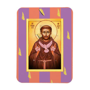Saint Francis of Assisi Flexible Photo Magnet