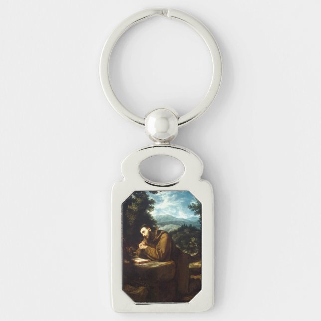 Saint Francis of Assisi Herald of Peace Key Ring (Front)