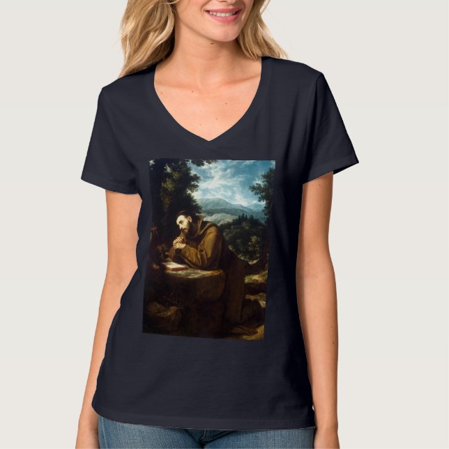 Saint Francis of Assisi Herald of Peace T-Shirt (Front)
