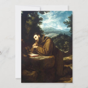 Saint Francis of Assisi Invitation