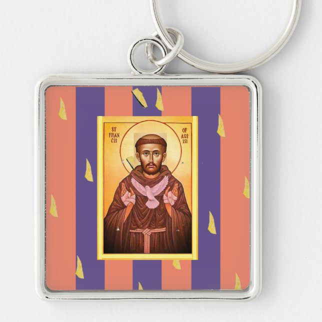Saint Francis of Assisi Key Ring (Front)