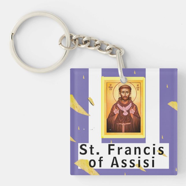 Saint Francis of Assisi Key Ring (Front)