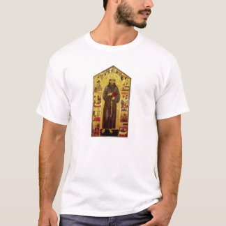Saint Francis of Assisi Mediaeval Iconography T-Shirt