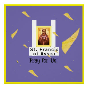 Saint Francis of Assisi Poster