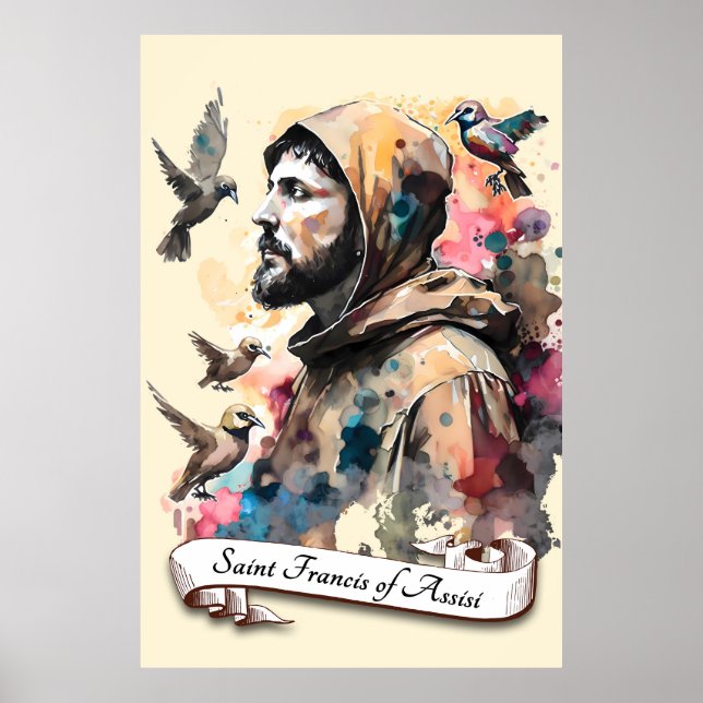 Saint Francis of Assisi Poster (Front)