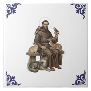 Saint Francis of Assisi Religious Tile