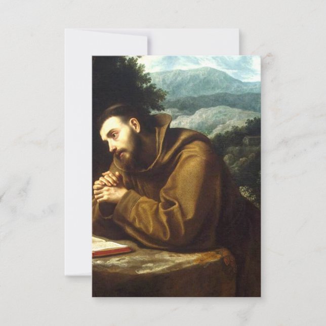 Saint Francis of Assisi Thank You Card (Front)
