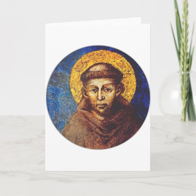 Saint Francis of Assisi The Canticle of Creation Card (Front)