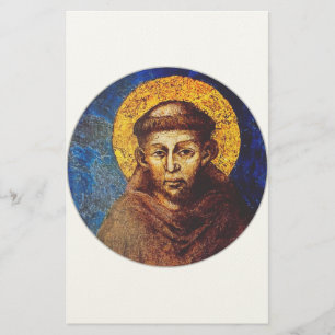 Saint Francis of Assisi The Canticle of Creation Stationery