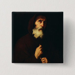 Saint Francis of Paola 15 Cm Square Badge