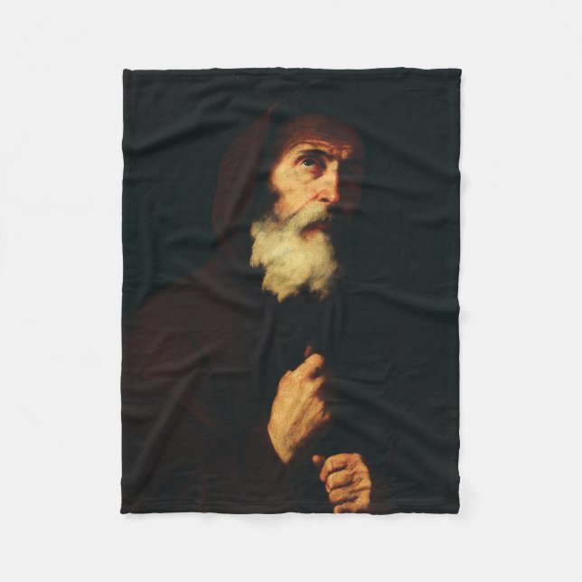 Saint Francis of Paola Fleece Blanket (Front)